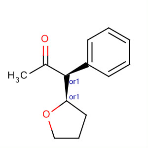 Molecular Structure of 121669-68-9 (2-Propanone, 1-phenyl-1-[(2R)-tetrahydro-2-furanyl]-, (1S)-rel-)
