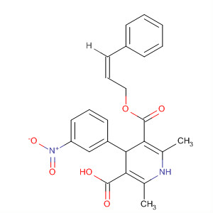 3,5-Pyridinedicarboxylic acid,
1,4-dihydro-2,6-dimethyl-4-(3-nitrophenyl)-,
mono[(2E)-3-phenyl-2-propenyl] ester