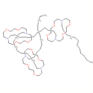 Molecular Structure of 124890-69-3 (1,4,10,13-Tetraoxa-7,16-diazacyclooctadecane,
7,16-bis[12-(16-dodecyl-1,4,10,13-tetraoxa-7,16-diazacyclooctadec-7-
yl)dodecyl]-)