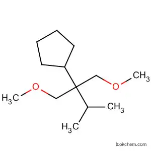 Molecular Structure of 129228-17-7 (Cyclopentane, [1,1-bis(methoxymethyl)-2-methylpropyl]-)