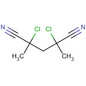 Molecular Structure of 142785-35-1 (Pentanedinitrile, 2,4-dichloro-2,4-dimethyl-)