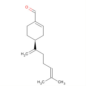 Molecular Structure of 147029-14-9 (1-Cyclohexene-1-carboxaldehyde, 4-(5-methyl-1-methylene-4-hexenyl)-,
(4S)-)