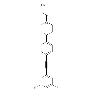 Molecular Structure of 151105-71-4 (Benzene, 1,3-difluoro-5-[[4-(trans-4-propylcyclohexyl)phenyl]ethynyl]-)