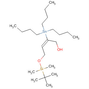 Molecular Structure of 157733-31-8 (2-Buten-1-ol, 4-[[(1,1-dimethylethyl)dimethylsilyl]oxy]-2-(tributylstannyl)-,
(2E)-)