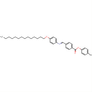 Molecular Structure of 160068-13-3 (Benzoic acid, 4-[(E)-[[4-(tetradecyloxy)phenyl]imino]methyl]-,
1,3-phenylene ester)