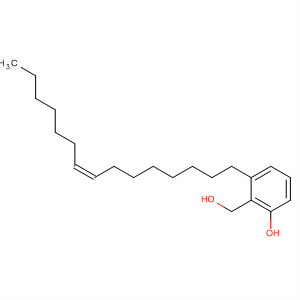 Molecular Structure of 161764-82-5 (Benzenemethanol, 2-hydroxy-6-(8Z)-8-pentadecenyl-)