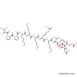 Molecular Structure of 197901-72-7 (L-Proline,
L-threonyl-L-prolyl-L-prolyl-L-lysyl-L-lysyl-L-lysyl-L-arginyl-L-lysyl-L-valyl-L-a-
glutamyl-L-a-aspartyl-)