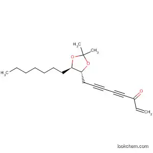 Molecular Structure of 199529-17-4 (1-Octene-4,6-diyn-3-one,
8-[(4R,5R)-5-heptyl-2,2-dimethyl-1,3-dioxolan-4-yl]-)