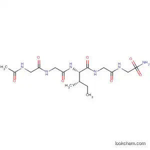 Molecular Structure of 201488-56-4 (Glycinamide, N-acetylglycylglycyl-L-isoleucylglycyl-)