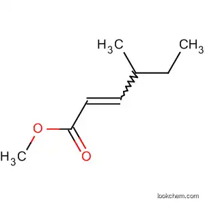 Molecular Structure of 2445-71-8 (2-Hexenoic acid, 4-methyl-, methyl ester)