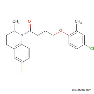 Quinoline,
1-[4-(4-chloro-2-methylphenoxy)-1-oxobutyl]-6-fluoro-1,2,3,4-tetrahydro-
2-methyl-
