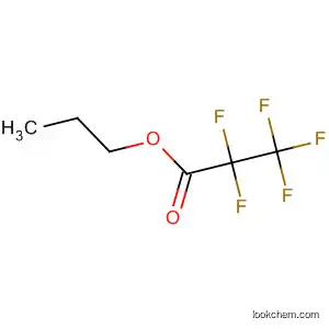 Molecular Structure of 39118-07-5 (Propanoic acid, pentafluoro-, propyl ester)