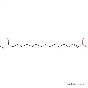 Molecular Structure of 99787-94-7 (Octadecenoic acid, 17-hydroxy-)