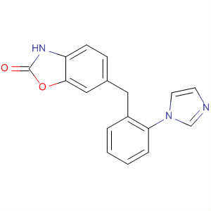 Molecular Structure of 698977-76-3 (2(3H)-Benzoxazolone, 6-(1H-imidazol-1-ylphenylmethyl)-)