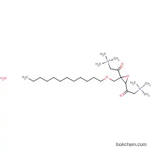 Molecular Structure of 741661-80-3 (Ethanaminium,
2,2'-[[1-[(dodecyloxy)methyl]-1,2-ethanediyl]bis(oxy)]bis[N,N,N-trimethyl
-2-oxo-)