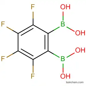 Molecular Structure of 784170-29-2 (Boronic acid, (3,4,5,6-tetrafluoro-1,2-phenylene)bis-)