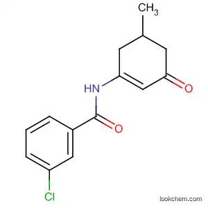 Molecular Structure of 792916-77-9 (Benzamide, 3-chloro-N-(5-methyl-3-oxo-1-cyclohexen-1-yl)-)