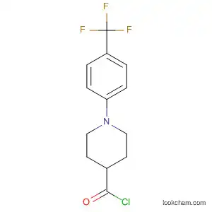 Molecular Structure of 856889-66-2 (4-Piperidinecarbonyl chloride, 1-[4-(trifluoromethyl)phenyl]-)