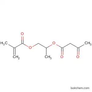 Molecular Structure of 86713-96-4 (Butanoic acid, 3-oxo-, 1-methyl-2-[(2-methyl-1-oxo-2-propenyl)oxy]ethyl
ester)