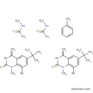 Molecular Structure of 870077-39-7 (Thiourea,
N,N''-[[5-(1,1-dimethylethyl)-1,3-phenylene]bis(methylene)]bis[N'-methyl
-, compd. with methylbenzene (2:1))