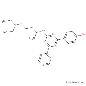 Molecular Structure of 871246-15-0 (Phenol,
4-[2-[[4-(diethylamino)-1-methylbutyl]amino]-6-phenyl-4-pyrimidinyl]-)