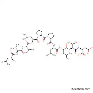 Molecular Structure of 872579-72-1 (L-Aspartic acid,
L-leucyl-L-threonyl-L-valyl-L-leucyl-L-prolyl-L-prolyl-L-leucyl-L-leucyl-L-threon
yl-)