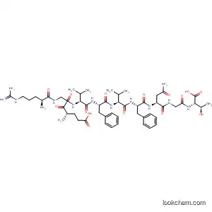 Molecular Structure of 872579-80-1 (L-Threonine,
L-arginyl-L-a-glutamylglycyl-L-valyl-L-phenylalanyl-L-valyl-L-phenylalanyl-L-
asparaginylglycyl-)