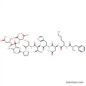 Molecular Structure of 872579-84-5 (L-Aspartic acid,
L-phenylalanyl-L-lysyl-L-asparaginyl-L-histidyl-L-threonyl-L-seryl-L-prolyl-L-
a-aspartyl-L-valyl-)