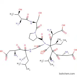 Molecular Structure of 872579-85-6 (L-Isoleucine,
L-threonyl-L-seryl-L-prolyl-L-a-aspartyl-L-valyl-L-a-aspartyl-L-leucylglycyl-L-
a-aspartyl-)