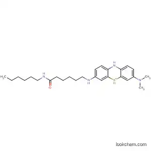 Molecular Structure of 872599-08-1 (Phenothiazin-5-ium,
3-(dimethylamino)-7-[[5-(hexylamino)-5-oxopentyl]methylamino]-)