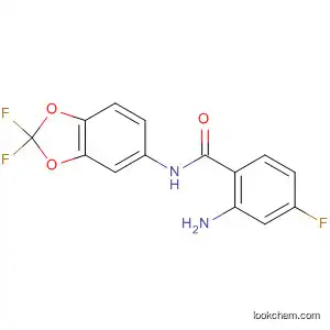 Molecular Structure of 872707-76-1 (Benzamide, 2-amino-N-(2,2-difluoro-1,3-benzodioxol-5-yl)-4-fluoro-)