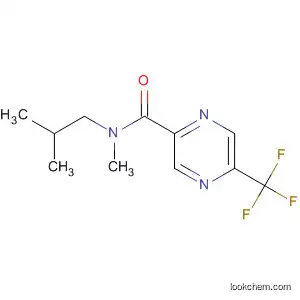 Molecular Structure of 872780-87-5 (4-Pyridazinecarboxamide,
N-methyl-N-(2-methylpropyl)-5-(trifluoromethyl)-)