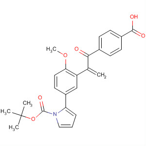 1H-Pyrrole-1-carboxylic acid,  2-[3-[1-(4-carboxybenzoyl)ethenyl]-4-methoxyphenyl]-,  1-(1,1-dimethylethyl) ester
