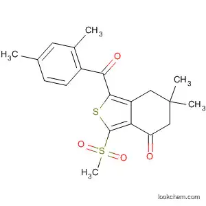 Molecular Structure of 873189-86-7 (Benzo[c]thiophen-4(5H)-one,
1-(2,4-dimethylbenzoyl)-6,7-dihydro-6,6-dimethyl-3-(methylsulfonyl)-)