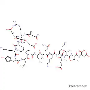 Molecular Structure of 873191-80-1 (L-Aspartic acid,
L-asparaginyl-L-a-glutamyl-L-a-glutamyl-L-arginyl-L-lysyl-L-lysyl-L-tyrosyl-L
-leucyl-L-prolyl-L-leucyl-L-glutaminyl-L-lysyl-L-a-glutamyl-L-lysyl-L-threonyl-L
-threonyl-)