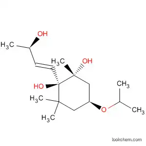 Molecular Structure of 873199-68-9 (1,2-Cyclohexanediol,
2-[(1E,3R)-3-hydroxy-1-butenyl]-1,3,3-trimethyl-5-(1-methylethoxy)-,
(1R,2R,5S)-)