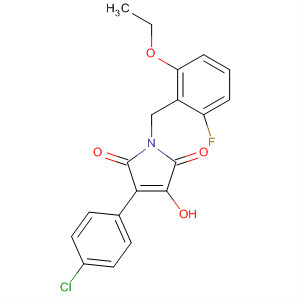 1H-Pyrrole-2,5-dione,  3-(4-chlorophenyl)-1-[(2-ethoxy-6-fluorophenyl)methyl]-4-hydroxy-