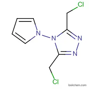 Molecular Structure of 873948-88-0 (4H-1,2,4-Triazole, 3,5-bis(chloromethyl)-4-(1H-pyrrol-1-yl)-)