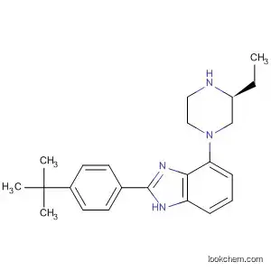 1H-Benzimidazole,
2-[4-(1,1-dimethylethyl)phenyl]-4-[(3S)-3-ethyl-1-piperazinyl]-