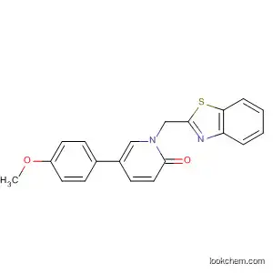 2(1H)-Pyridinone, 1-(2-benzothiazolylmethyl)-5-(4-methoxyphenyl)-