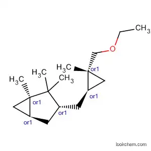 Molecular Structure of 894773-24-1 (Bicyclo[3.1.0]hexane,
3-[[(1R,2R)-2-(ethoxymethyl)-2-methylcyclopropyl]methyl]-1,2,2-trimethyl
-, (1R,3S,5S)-rel-)