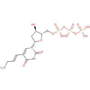 Molecular Structure of 116840-18-7 (Uridine 5'-(tetrahydrogen triphosphate),
5-[(1E)-3-amino-1-propenyl]-2'-deoxy-)