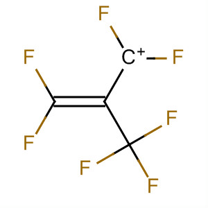 Molecular Structure of 122206-52-4 (Propenylium, 1,1,3,3-tetrafluoro-2-(trifluoromethyl)-)