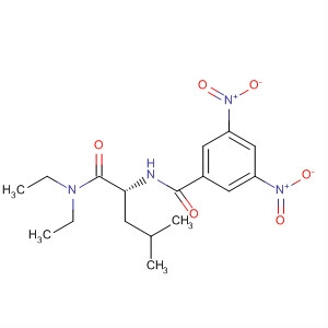 Molecular Structure of 137121-15-4 (Benzamide,
N-[(1R)-1-[(diethylamino)carbonyl]-3-methylbutyl]-3,5-dinitro-)