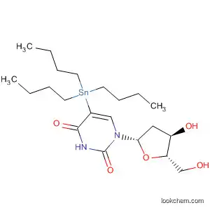 Molecular Structure of 172688-63-0 (Uridine, 2'-deoxy-5-(tributylstannyl)-)