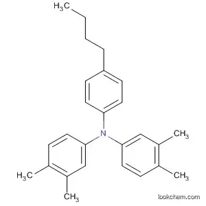 Molecular Structure of 172787-13-2 (Benzenamine, N-(4-butylphenyl)-N-(3,4-dimethylphenyl)-3,4-dimethyl-)
