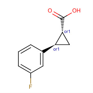 Cyclopropanecarboxylic acid, 2-(3-fluorophenyl)-, (1R,2R)-rel-(175168-72-6)