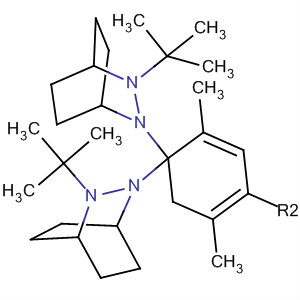Molecular Structure of 197779-00-3 (2,3-Diazabicyclo[2.2.2]octane,
2,2'-(2,5-dimethyl-1,4-phenylene)bis[3-(1,1-dimethylethyl)-)