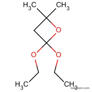 Molecular Structure of 34849-29-1 (Oxetane, 2,2-diethoxy-4,4-dimethyl-)