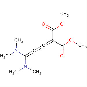 Molecular Structure of 70002-66-3 (Propanedioic acid, [3,3-bis(dimethylamino)-1,2-propadienylidene]-,
dimethyl ester)
